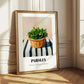 Parsley – on Striped Tablecloth, Fresh Herbs Illustration