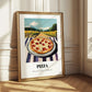 Pizza – Hillside Café View, Italian Pizza Wall Decor 