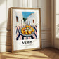 Nachos – White village Café on the Corner, Mexican Cheese Illustration 