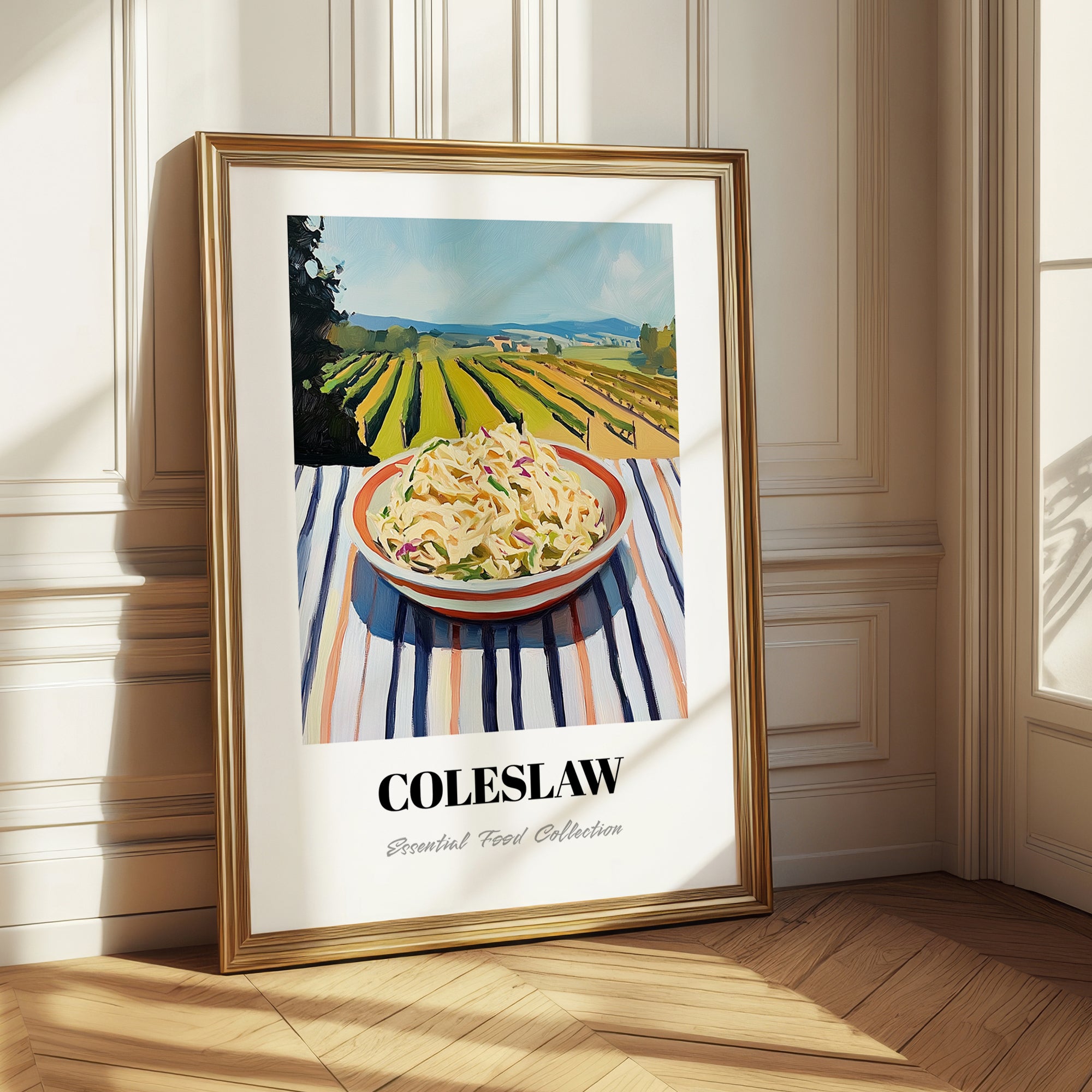 Coleslaw – Hillside Café View, American Food Wall Art