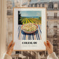 Coleslaw – Hillside Café View, American Food Wall Art, styled in a charming Paris street view