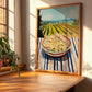 Coleslaw – Hillside Café View, American Food Wall Art, clean layout with no caption