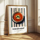 Tomato Soup – on Striped Tablecloth, American Food Art