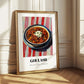 Goulash – on Striped Tablecloth, Hungarian Food Painting