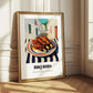 BBQ Ribs – White village Outdoor Café Scene, American Bbq Painting 