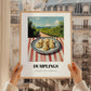 Dumplings – Hilltop Table Scene, Chinese Food Art, styled in a charming Paris street view