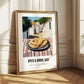 Pita Bread – White village Café on the Corner, Greek Food Illustration