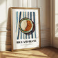 Rice And Beans – on Striped Tablecloth, Latin Food Wall Art