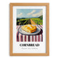 Cornbread – Hilltop Table Scene, American Pastry Poster, set in oak frame