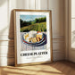 Cheese Platter – Hillside Café View, French Cheese Wall Decor 