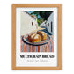 Multigrain Bread – White village Café on the Corner, American Food Still Life, set in oak frame