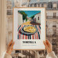 Tortilla – Mexican village Café on the Corner, Mexican Food Painting, styled in a charming Paris street view