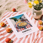 Tortilla – Mexican village Café on the Corner, Mexican Food Painting, unframed on coastal sand