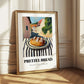 Pretzel Bread – German village Street Café Scene, German Pastry Wall Decor 