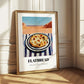 Flatbread – Desert Café Scene, Middle Food Poster