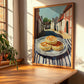 English Muffin – British village Café on the Corner, British Pastry Art, clean layout with no caption