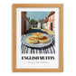English Muffin – British village Café on the Corner, British Pastry Art, set in oak frame