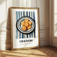 Crackers – on Striped Tablecloth, American Food Painting