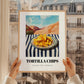Tortilla Chips – Desert Café Scene, Mexican Food Wall Decor, styled in a charming Paris street view