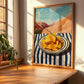 Tortilla Chips – Desert Café Scene, Mexican Food Wall Decor, clean layout with no caption