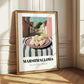 Marshmallows – English village Street Café Scene, American Dessert Wall Illustration 