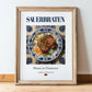 Sauerbraten – German Stew Dish, Tavern Poster, in wooden frame leaning on the floor