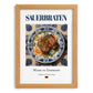 Sauerbraten – German Stew Dish, Tavern Poster, set in oak frame