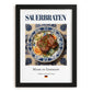 Sauerbraten – German Stew Dish, Tavern Poster, in sleek black frame