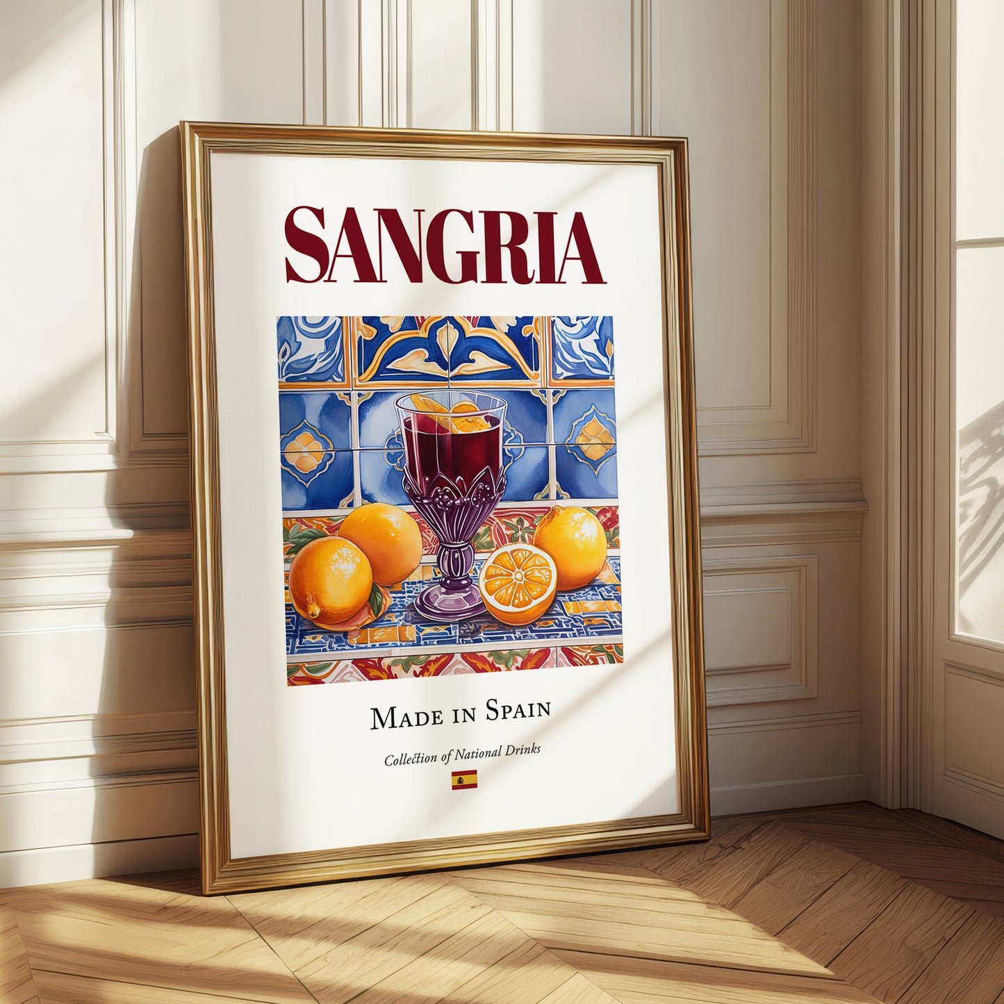 Sangria – Spanish Beverage Drink, Rooftop Terrace Poster