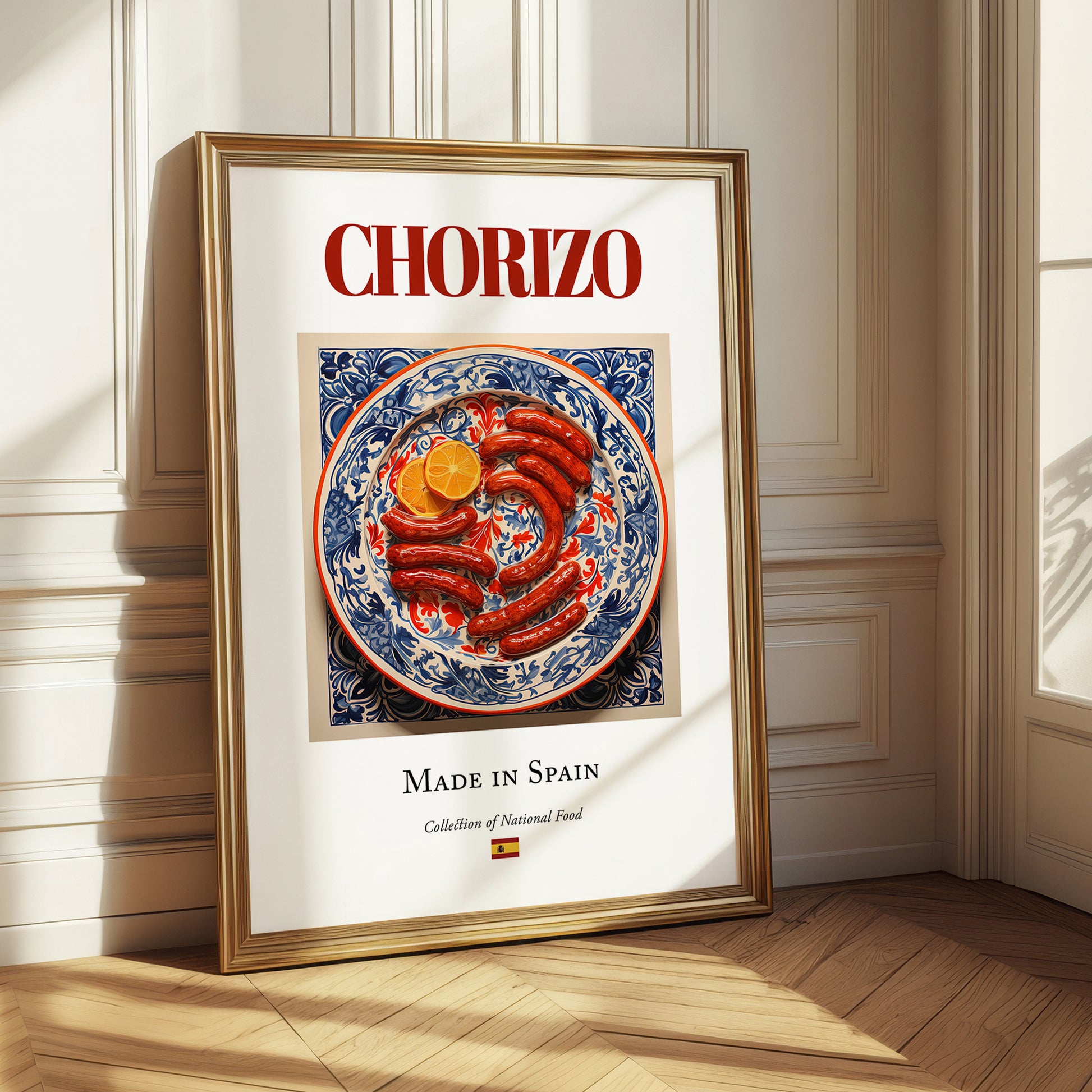 Chorizo – Spanish Meat Dish, Restaurant Poster