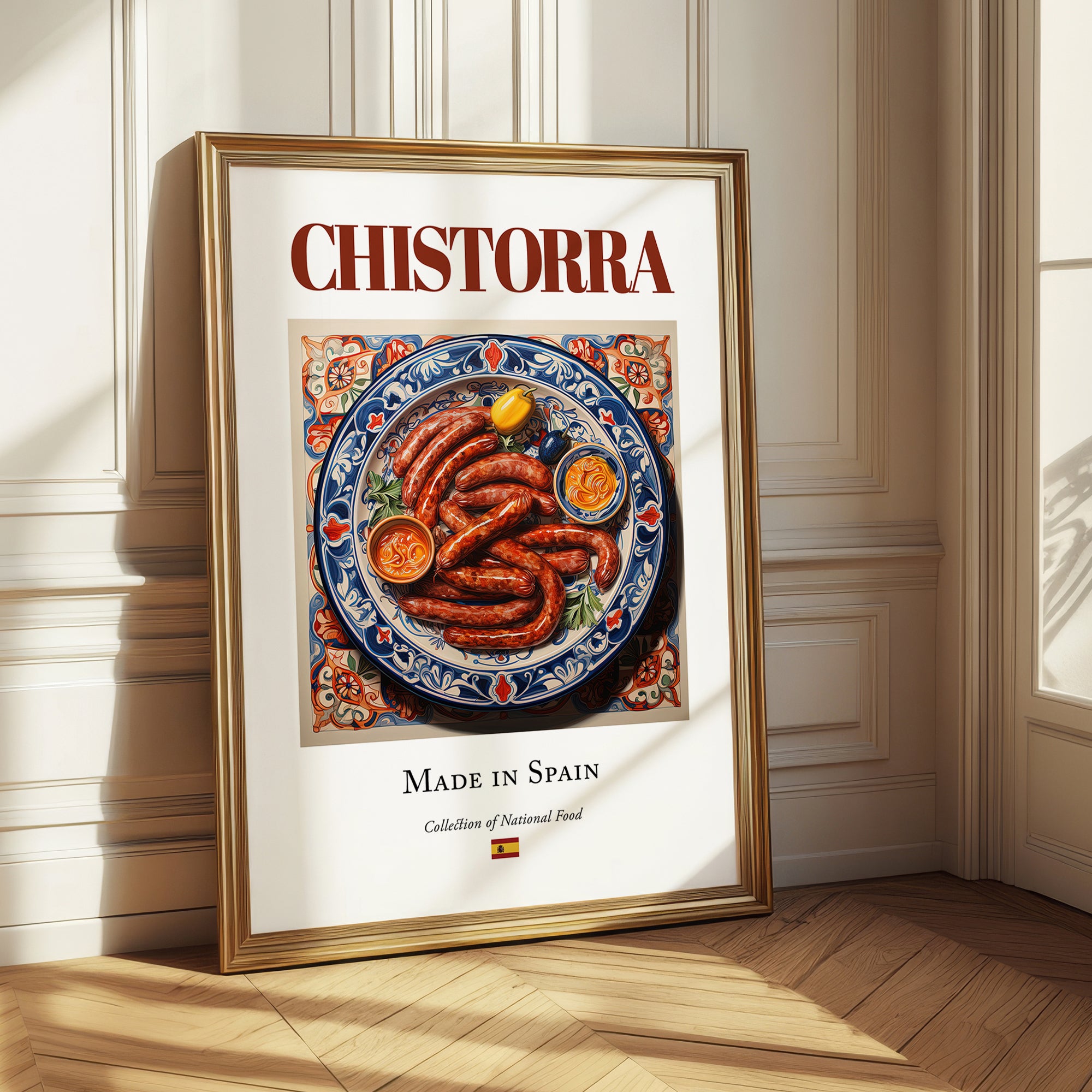 Chistorra – Spanish Meat Dish, Food Bar Print