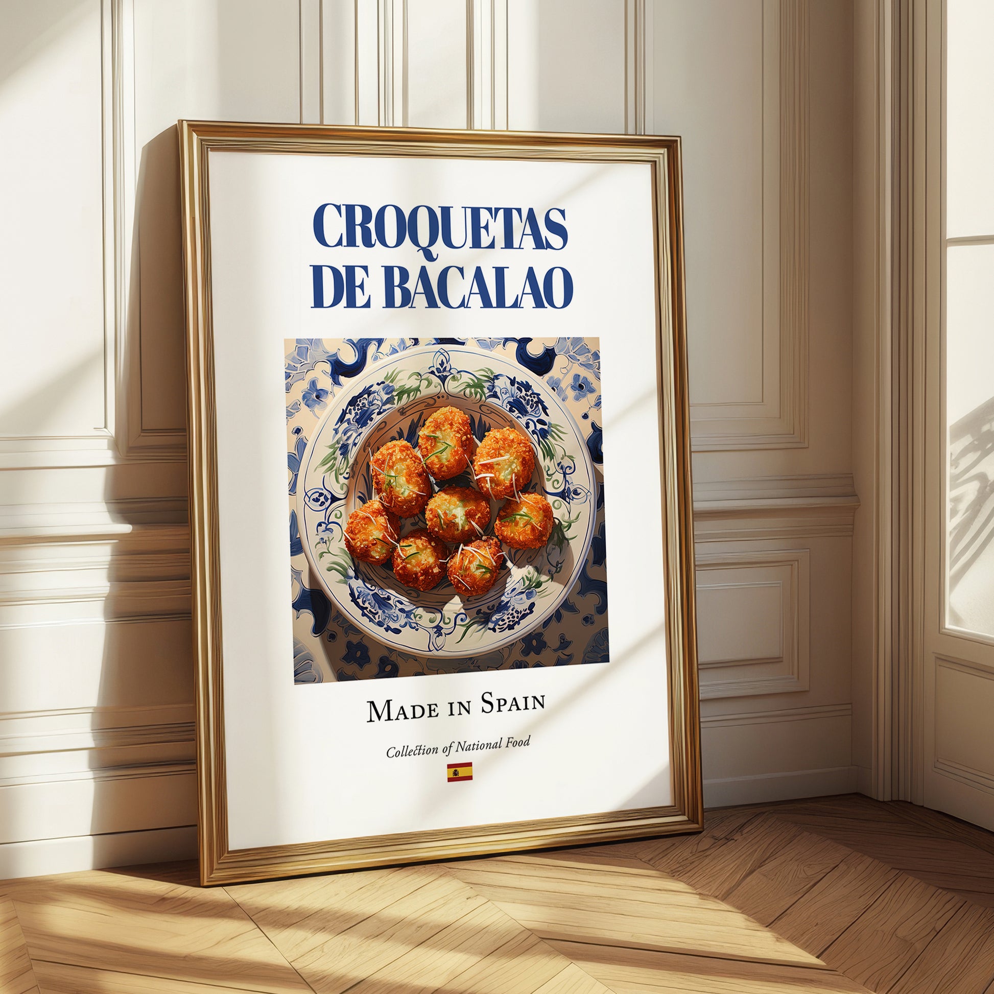 Croquetas de bacalao – Spanish Snack Dish, Tavern Poster