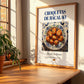 Croquetas de bacalao – Spanish Snack Dish, Tavern Poster, no-text version framed in wood