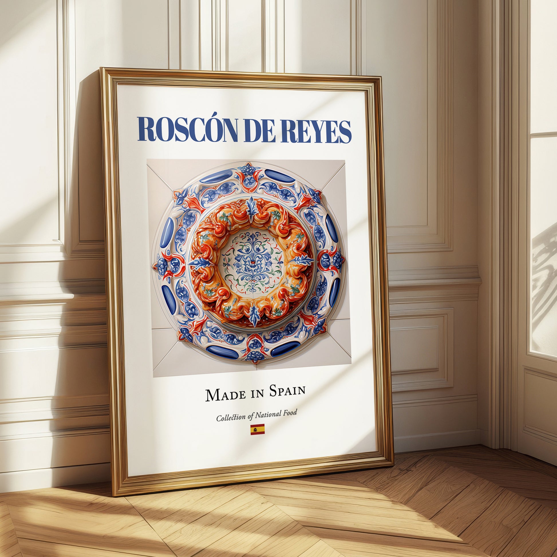 Roscón de Reyes – Spanish Dessert Dish, Brasserie Wall Art