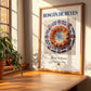 Roscón de Reyes – Spanish Dessert Dish, Brasserie Wall Art, no-text version framed in wood