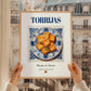 Torrijas – Spanish Dessert Dish, Fine Dining Restaurant Wall Art, styled in a charming Paris street view