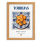 Torrijas – Spanish Dessert Dish, Fine Dining Restaurant Wall Art, set in oak frame