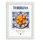 Torrijas – Spanish Dessert Dish, Fine Dining Restaurant Wall Art, placed in minimal white frame