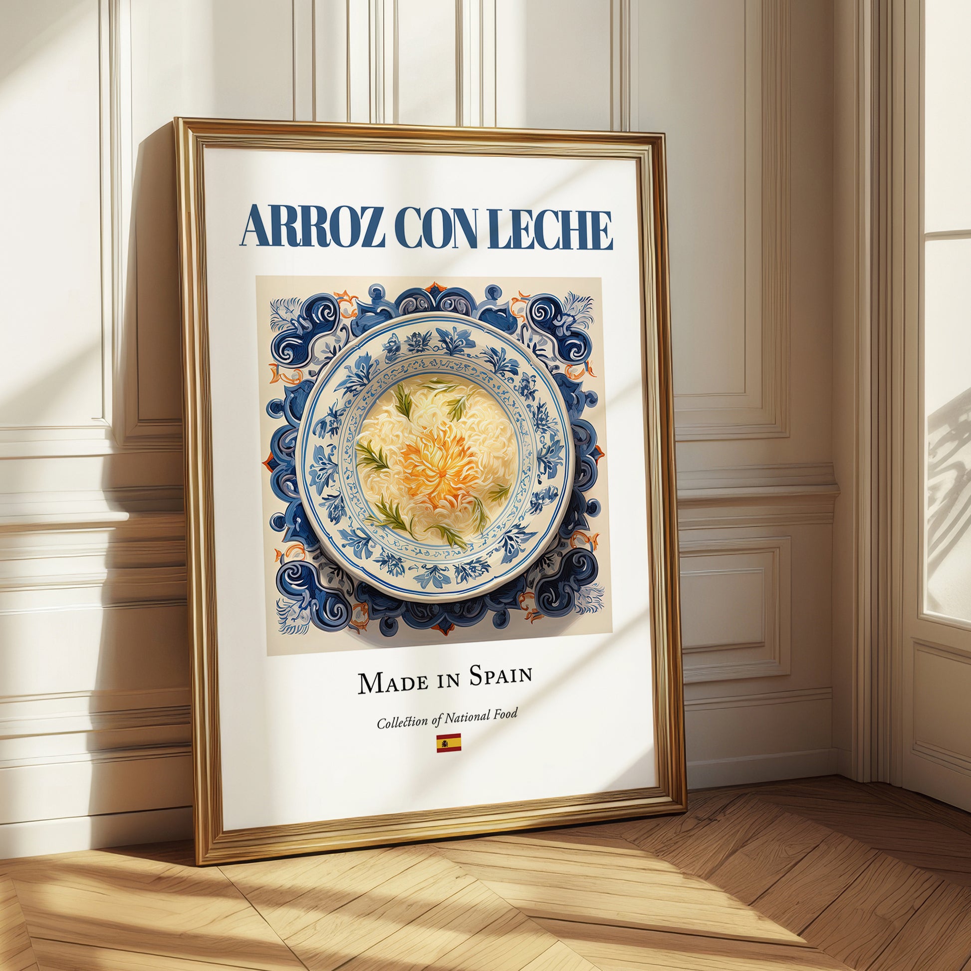 Arroz con leche – Spanish Dessert Dish, Food Bar Poster