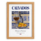 Calvados – French Spirit Drink, Beach Bar Art, set in oak frame