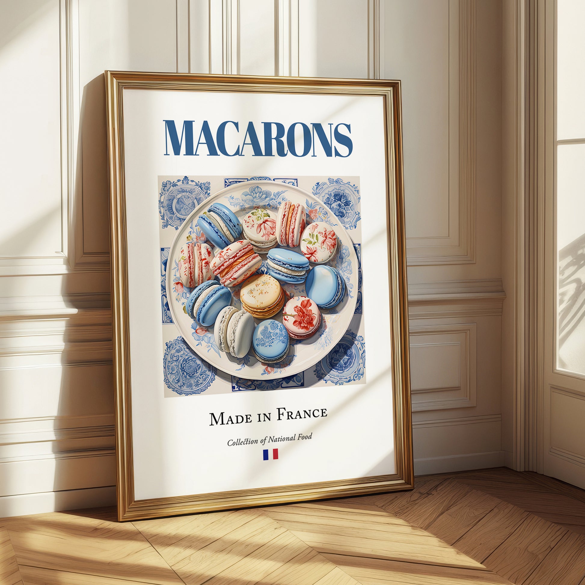 Macarons – French Dessert Dish, Fine Dining Restaurant Wall Art