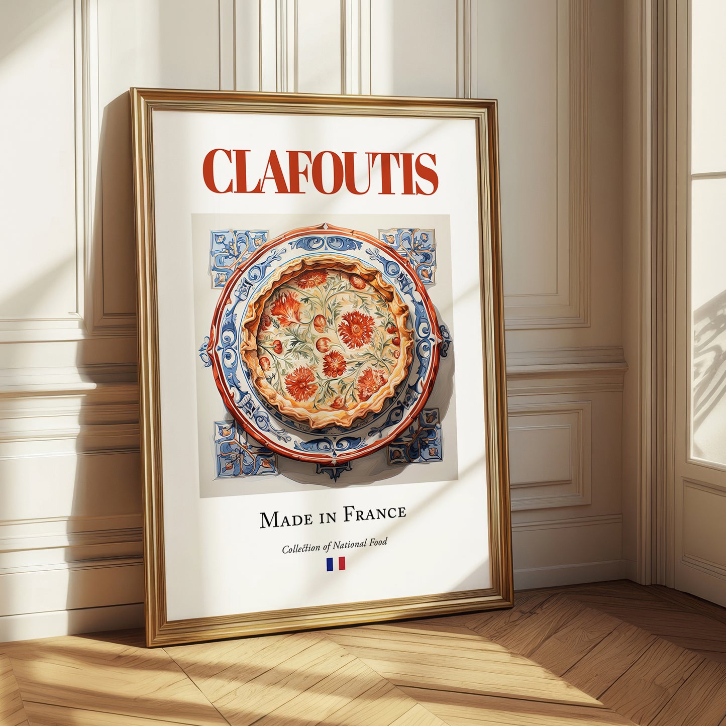 Clafoutis – French Dessert Dish, Restaurant Print