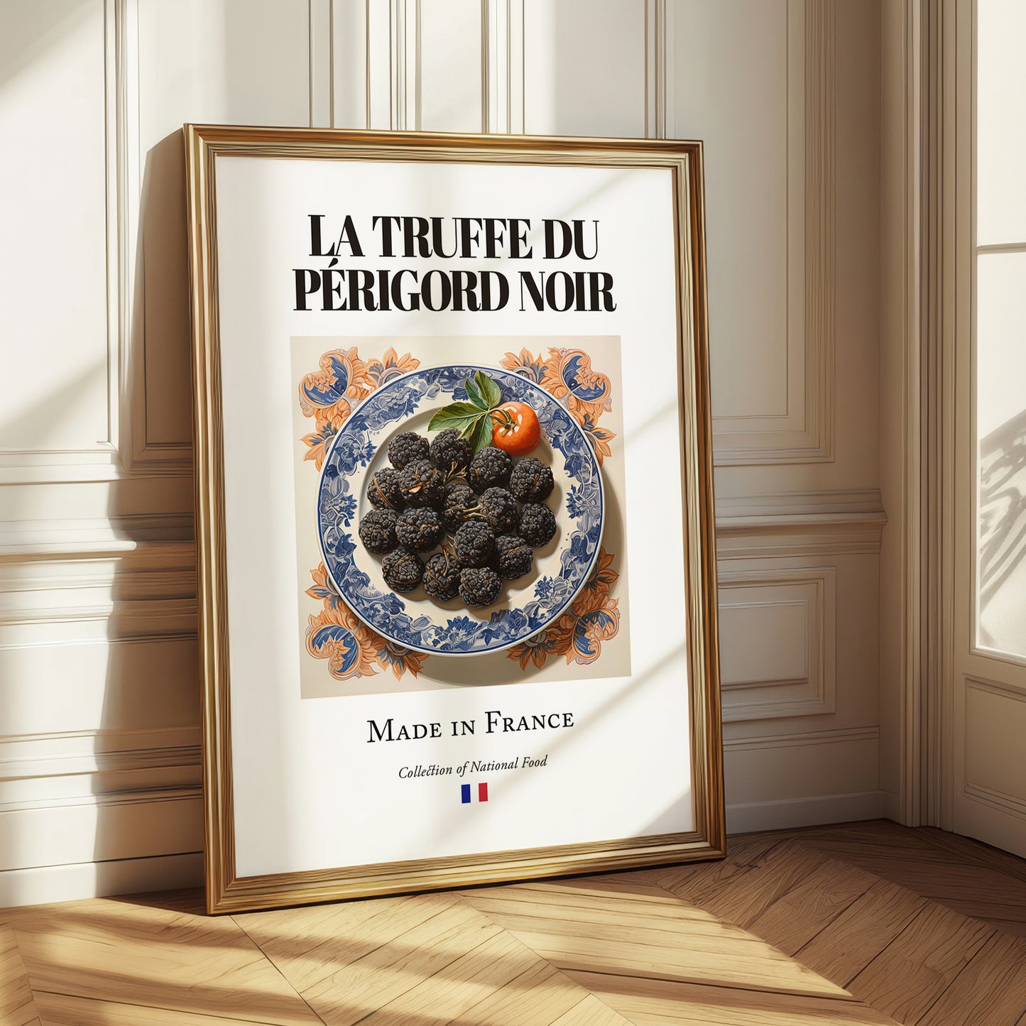 Black Périgord Truffle – French Ingredient Dish, Tavern Wall Art