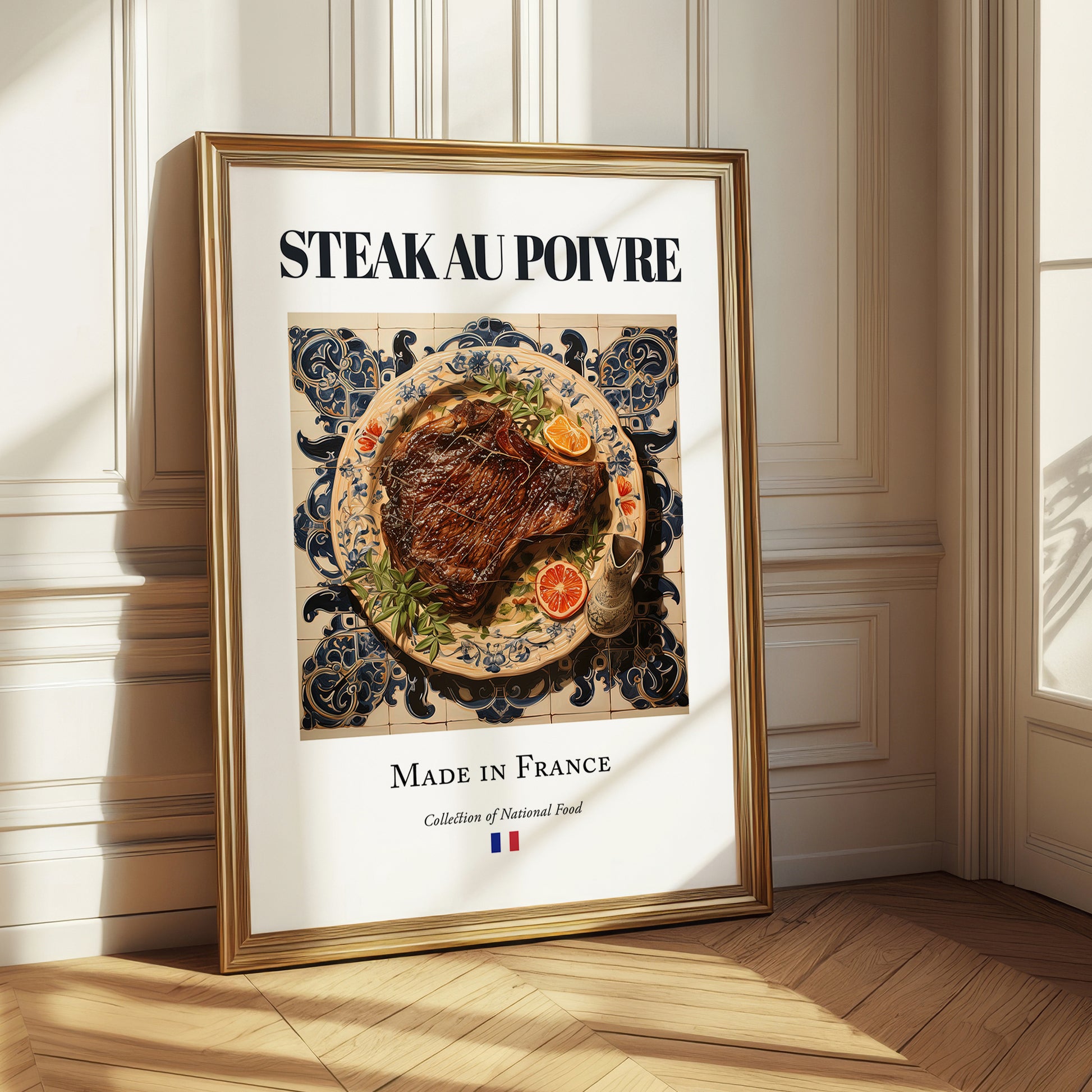 Steak au poivre – French Meat Dish, Tavern Art