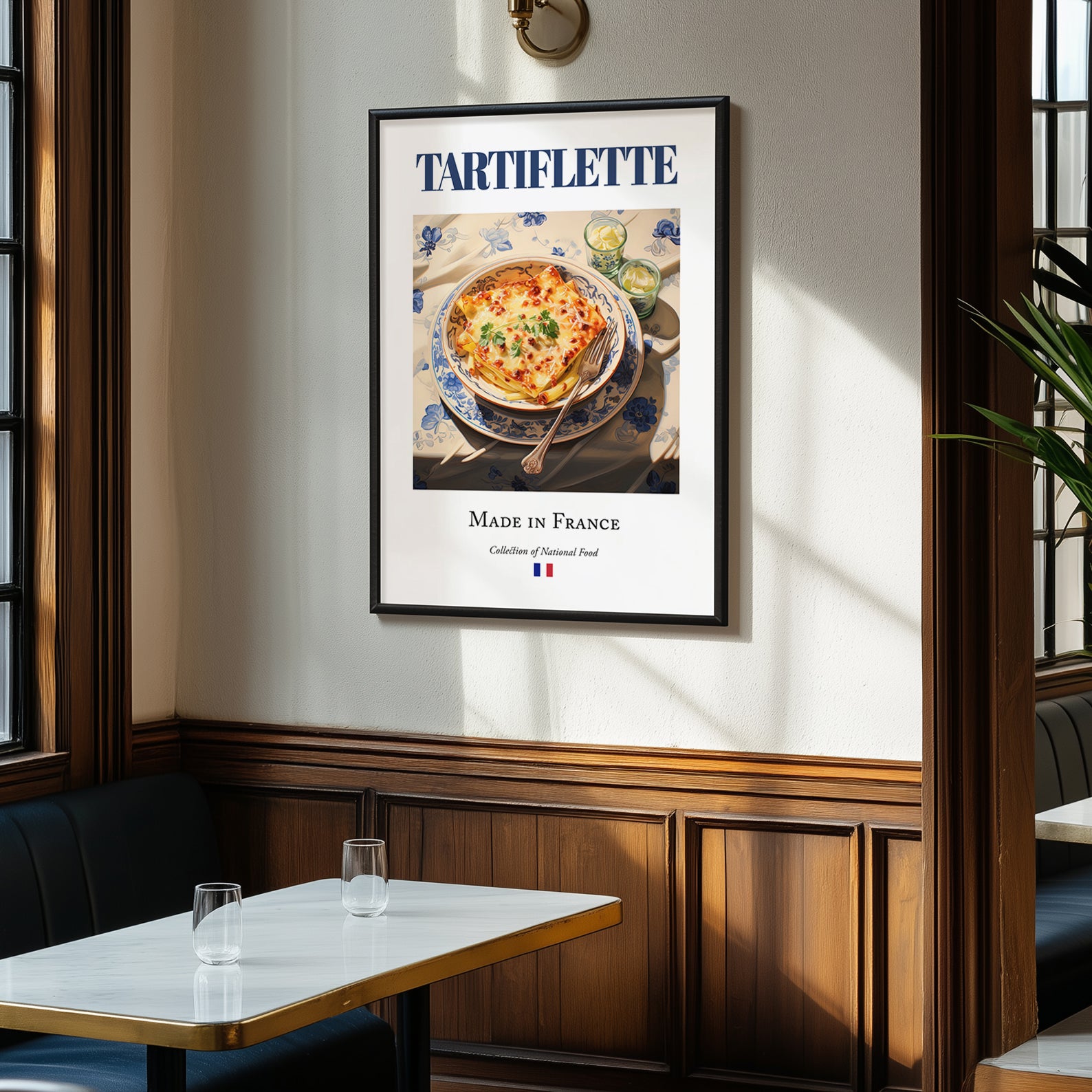 Tartiflette – French Dish, Restaurant Wall Decor, clean layout with no caption