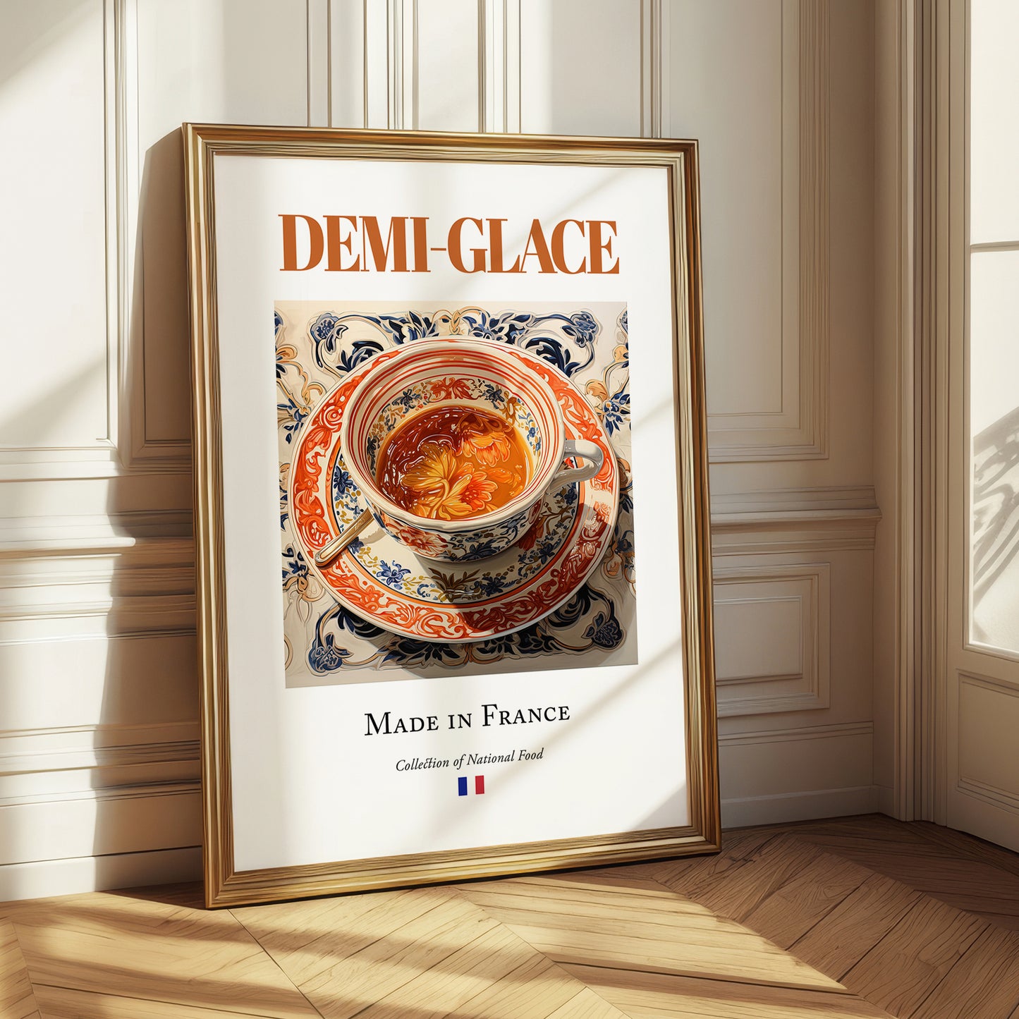 Demi-glace – French Sauce Dish, Bistro Wall Decor