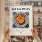 Kouign-amann – French Dessert Dish, Brasserie Still Life, styled in a charming Paris street view