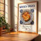 Kouign-amann – French Dessert Dish, Brasserie Still Life, no-text version framed in wood