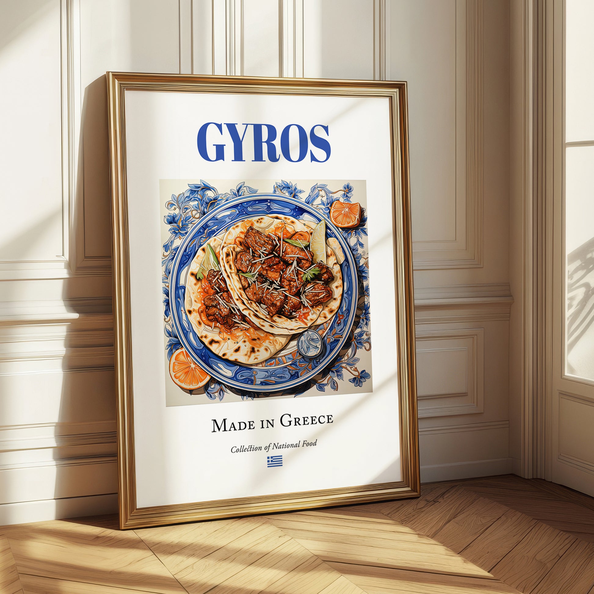 Gyros – Greek Meat Dish, Bistro Print