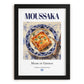 Moussaka – Greek Meat Dish, Restaurant Still Life, in sleek black frame